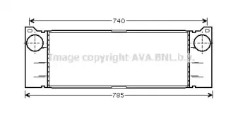 MSA4371 AVA QUALITY COOLING Интеркулер MSA4371 AVA QUALITY COOLING Интеркулер