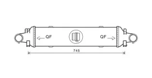 MSA4593 AVA QUALITY COOLING Интеркулер MSA4593 AVA QUALITY COOLING Интеркулер