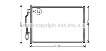 MSA5605 AVA QUALITY COOLING Конденсатор, кондиционер MSA5605 AVA QUALITY COOLING Конденсатор, кондиционер