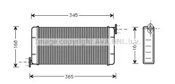 MSA6109 AVA QUALITY COOLING Теплообменник, отопление салона MSA6109 AVA QUALITY COOLING Теплообменник, отопление салона