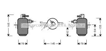 MSD003 AVA QUALITY COOLING Осушитель, кондиционер MSD003 AVA QUALITY COOLING Осушитель, кондиционер