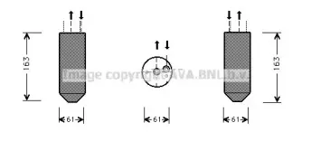 MSD362 AVA QUALITY COOLING Осушитель, кондиционер MSD362 AVA QUALITY COOLING Осушитель, кондиционер