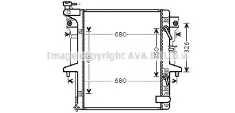 MT2205 AVA QUALITY COOLING Радиатор, охлаждение двигателя MT2205 AVA QUALITY COOLING Радиатор, охлаждение двигателя