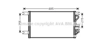 MT5206 AVA QUALITY COOLING Конденсатор, кондиционер MT5206 AVA QUALITY COOLING Конденсатор, кондиционер