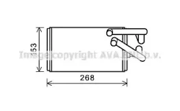 MT6259 AVA QUALITY COOLING Теплообменник, отопление салона MT6259 AVA QUALITY COOLING Теплообменник, отопление салона