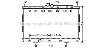 MTA2183 AVA QUALITY COOLING Радиатор, охлаждение двигателя MTA2183 AVA QUALITY COOLING Радиатор, охлаждение двигателя
