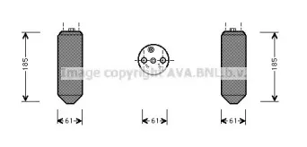 MTD151 AVA QUALITY COOLING Осушитель, кондиционер MTD151 AVA QUALITY COOLING Осушитель, кондиционер