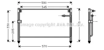 MZ5112 AVA QUALITY COOLING Конденсатор, кондиционер MZ5112 AVA QUALITY COOLING Конденсатор, кондиционер