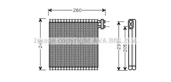 MZV216 AVA QUALITY COOLING Испаритель, кондиционер MZV216 AVA QUALITY COOLING Испаритель, кондиционер