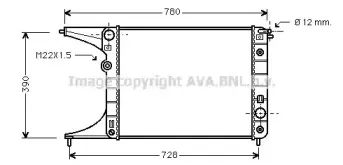 OL2201 AVA QUALITY COOLING Радиатор, охлаждение двигателя OL2201 AVA QUALITY COOLING Радиатор, охлаждение двигателя