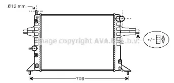 OL2256 AVA QUALITY COOLING Радиатор, охлаждение двигателя OL2256 AVA QUALITY COOLING Радиатор, охлаждение двигателя