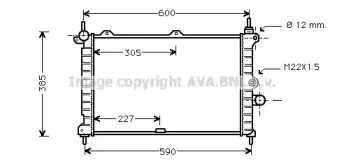 OL2266 AVA QUALITY COOLING Радиатор, охлаждение двигателя OL2266 AVA QUALITY COOLING Радиатор, охлаждение двигателя
