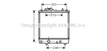 OL2382 AVA QUALITY COOLING Радиатор, охлаждение двигателя OL2382 AVA QUALITY COOLING Радиатор, охлаждение двигателя