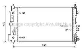 OL2546 AVA QUALITY COOLING Радиатор, охлаждение двигателя OL2546 AVA QUALITY COOLING Радиатор, охлаждение двигателя