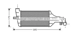 OL4374 AVA QUALITY COOLING Интеркулер OL4374 AVA QUALITY COOLING Интеркулер