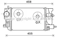 OL4593 AVA QUALITY COOLING Интеркулер OL4593 AVA QUALITY COOLING Интеркулер