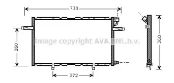 OL5297 AVA QUALITY COOLING Конденсатор, кондиционер OL5297 AVA QUALITY COOLING Конденсатор, кондиционер