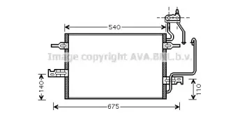OL5349 AVA QUALITY COOLING Конденсатор, кондиционер OL5349 AVA QUALITY COOLING Конденсатор, кондиционер
