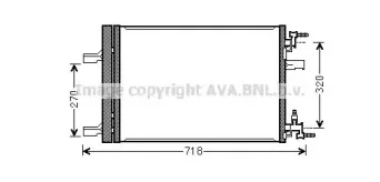 OL5500 AVA QUALITY COOLING Конденсатор, кондиционер OL5500 AVA QUALITY COOLING Конденсатор, кондиционер