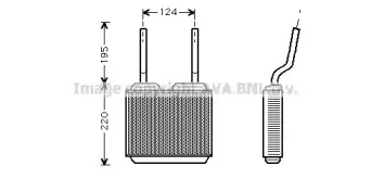 OL6132 AVA QUALITY COOLING Теплообменник, отопление салона OL6132 AVA QUALITY COOLING Теплообменник, отопление салона