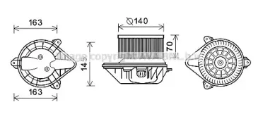 OL8624 AVA QUALITY COOLING Электродвигатель, вентиляция салона OL8624 AVA QUALITY COOLING Электродвигатель, вентиляция салона