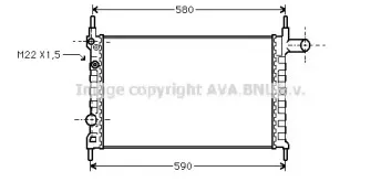 OLA2150 AVA QUALITY COOLING Радиатор, охлаждение двигателя OLA2150 AVA QUALITY COOLING Радиатор, охлаждение двигателя