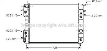 OLA2193 AVA QUALITY COOLING Радиатор, охлаждение двигателя OLA2193 AVA QUALITY COOLING Радиатор, охлаждение двигателя