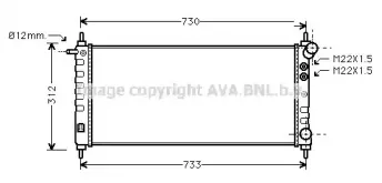 OLA2263 AVA QUALITY COOLING Радиатор, охлаждение двигателя OLA2263 AVA QUALITY COOLING Радиатор, охлаждение двигателя