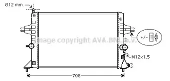 OLA2440 AVA QUALITY COOLING Радиатор, охлаждение двигателя OLA2440 AVA QUALITY COOLING Радиатор, охлаждение двигателя