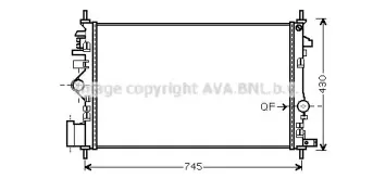 OLA2474 AVA QUALITY COOLING Радиатор, охлаждение двигателя OLA2474 AVA QUALITY COOLING Радиатор, охлаждение двигателя
