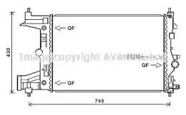 OLA2486 AVA QUALITY COOLING Радиатор, охлаждение двигателя OLA2486 AVA QUALITY COOLING Радиатор, охлаждение двигателя