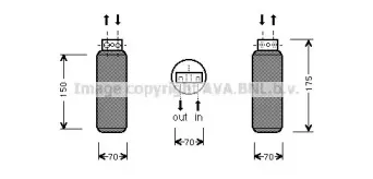 OLD288 AVA QUALITY COOLING Осушитель, кондиционер OLD288 AVA QUALITY COOLING Осушитель, кондиционер