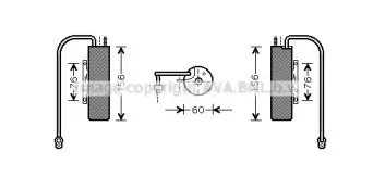 OLD458 AVA QUALITY COOLING Осушитель, кондиционер OLD458 AVA QUALITY COOLING Осушитель, кондиционер