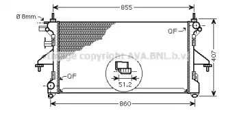 PE2309 AVA QUALITY COOLING Радиатор, охлаждение двигателя PE2309 AVA QUALITY COOLING Радиатор, охлаждение двигателя