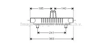 PE4403 AVA QUALITY COOLING Интеркулер PE4403 AVA QUALITY COOLING Интеркулер