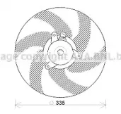 PE7533 AVA QUALITY COOLING Вентилятор, охлаждение двигателя PE7533 AVA QUALITY COOLING Вентилятор, охлаждение двигателя