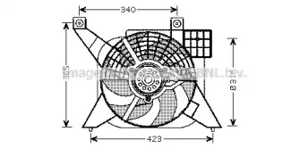 PE7545 AVA QUALITY COOLING Вентилятор, охлаждение двигателя PE7545 AVA QUALITY COOLING Вентилятор, охлаждение двигателя