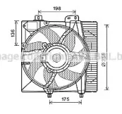 PE7550 AVA QUALITY COOLING Вентилятор, охлаждение двигателя PE7550 AVA QUALITY COOLING Вентилятор, охлаждение двигателя