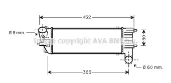 PEA4204 AVA QUALITY COOLING Интеркулер PEA4204 AVA QUALITY COOLING Интеркулер