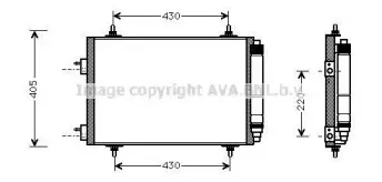 PEA5209D AVA QUALITY COOLING Конденсатор, кондиционер PEA5209D AVA QUALITY COOLING Конденсатор, кондиционер