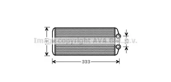 PEA6312 AVA QUALITY COOLING Теплообменник, отопление салона PEA6312 AVA QUALITY COOLING Теплообменник, отопление салона