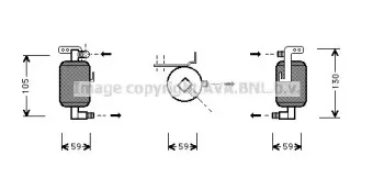PED195 AVA QUALITY COOLING Осушитель, кондиционер PED195 AVA QUALITY COOLING Осушитель, кондиционер