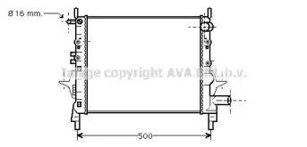 RT2217 AVA QUALITY COOLING Радиатор, охлаждение двигателя RT2217 AVA QUALITY COOLING Радиатор, охлаждение двигателя