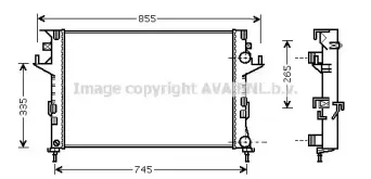 RT2291 AVA QUALITY COOLING Радиатор, охлаждение двигателя RT2291 AVA QUALITY COOLING Радиатор, охлаждение двигателя