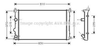 RT2322 AVA QUALITY COOLING Радиатор, охлаждение двигателя RT2322 AVA QUALITY COOLING Радиатор, охлаждение двигателя