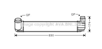 RT4413 AVA QUALITY COOLING Интеркулер RT4413 AVA QUALITY COOLING Интеркулер