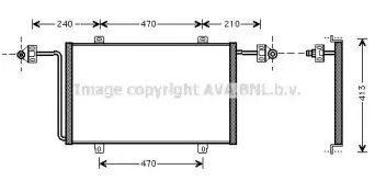 RT5278 AVA QUALITY COOLING Конденсатор, кондиционер RT5278 AVA QUALITY COOLING Конденсатор, кондиционер