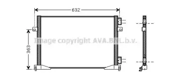 RT5339 AVA QUALITY COOLING Конденсатор, кондиционер RT5339 AVA QUALITY COOLING Конденсатор, кондиционер