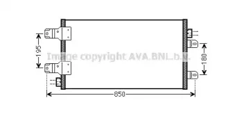 RT5443 AVA QUALITY COOLING Конденсатор, кондиционер RT5443 AVA QUALITY COOLING Конденсатор, кондиционер