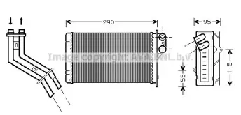 RT6227 AVA QUALITY COOLING Теплообменник, отопление салона RT6227 AVA QUALITY COOLING Теплообменник, отопление салона